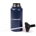 Boeing Navy 28oz Insulated Water Bottle Water Bottles by Boeing | Downunder Pilot Shop