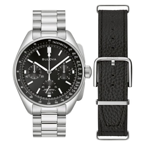 Bulova Lunar Pilot - Black Watches by Bulova | Downunder Pilot Shop