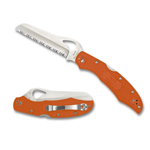BYRD Cara Cara 2 Rescue Knife by Spyderco - Orange Knives by Spyderco | Downunder Pilot Shop