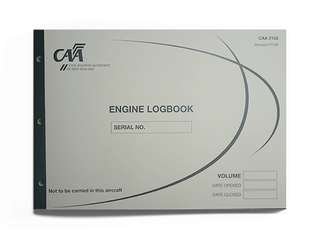 CAA 2158 Engine Logbook-CAA-Downunder Pilot Shop