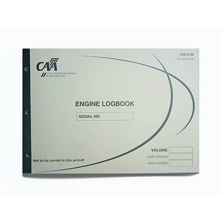 CAA 2158 Engine Logbook Aircraft Logbooks by CAA | Downunder Pilot Shop