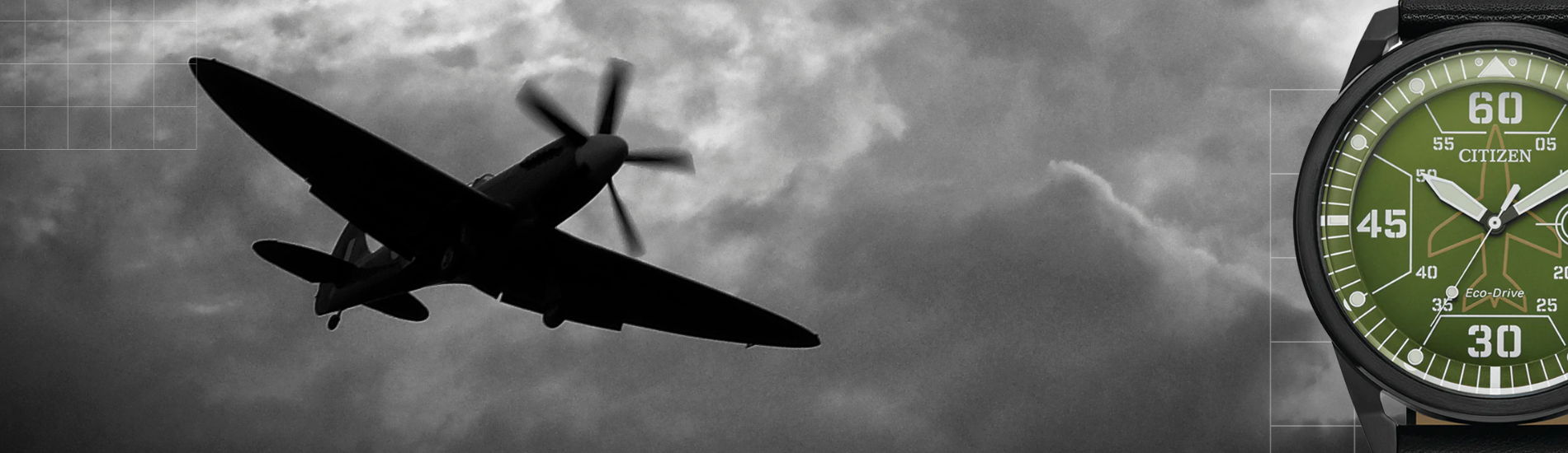 Citizen eco sales drive aviator watch