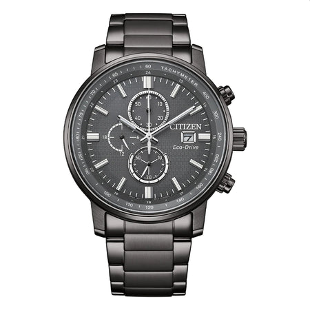 Citizen Eco-Drive Aviator Classic Sport Chronograph Grey - CA0847-88H