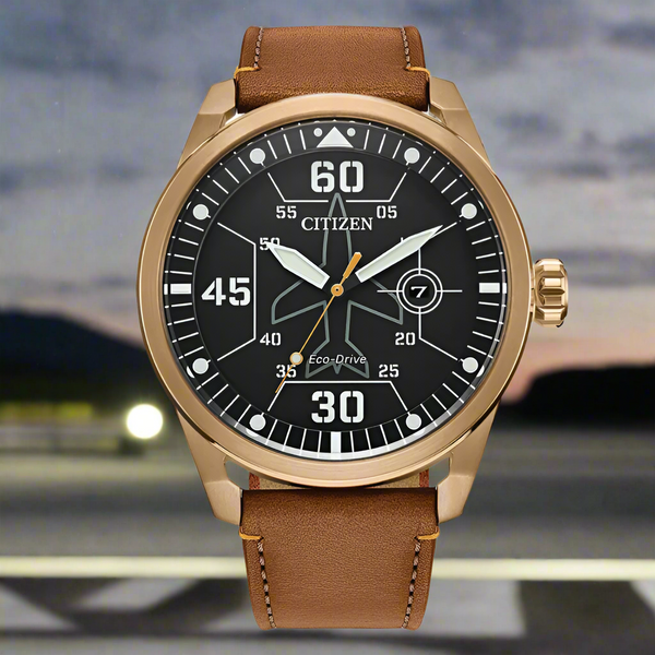 Citizen Eco-Drive Avion Pilot - AW1733-09E