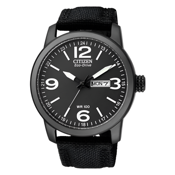 Citizen Eco-Drive Military Black - BM8475-34E Watches by Citizen | Downunder Pilot Shop
