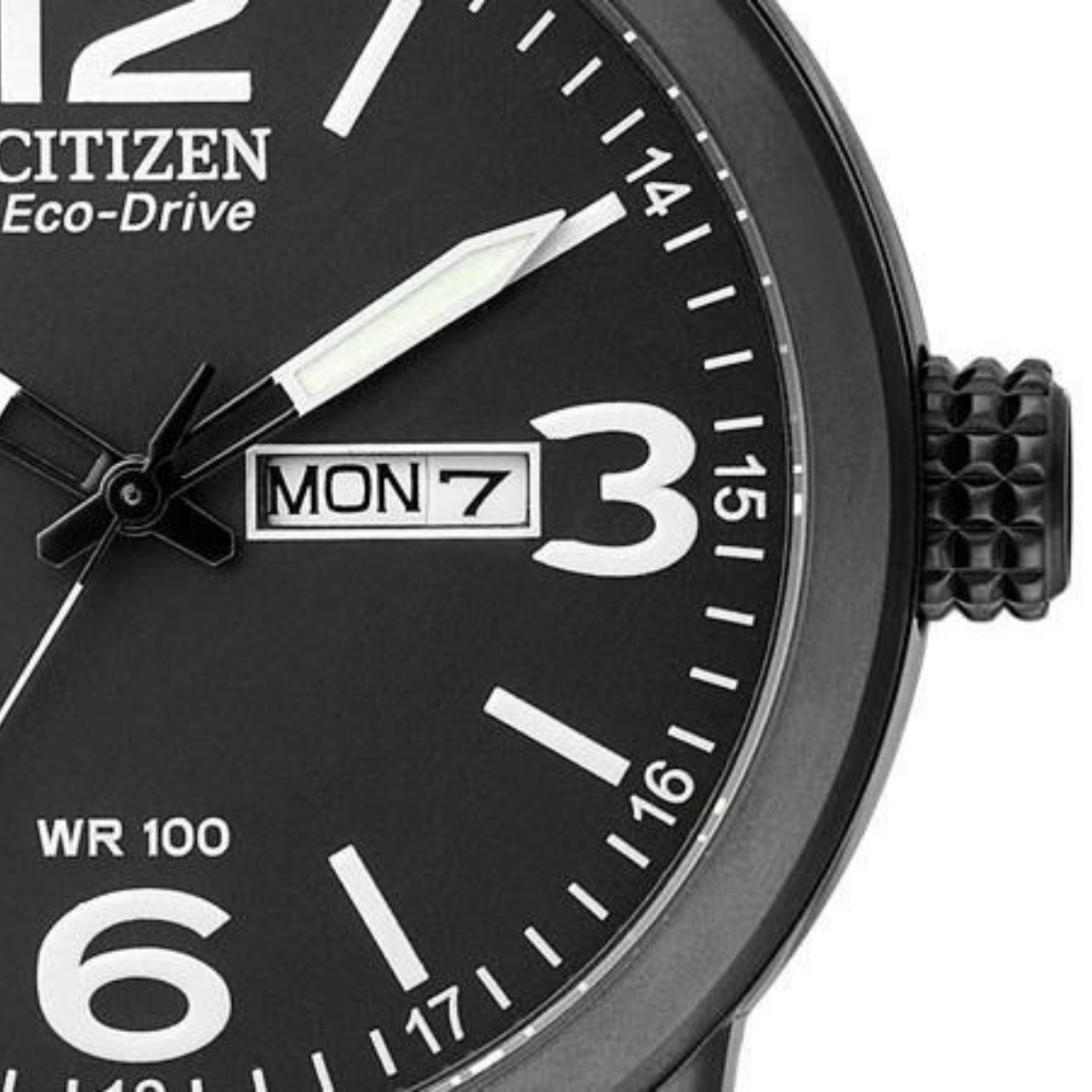 Citizen Eco-Drive Militaire Noir - BM8475-34E