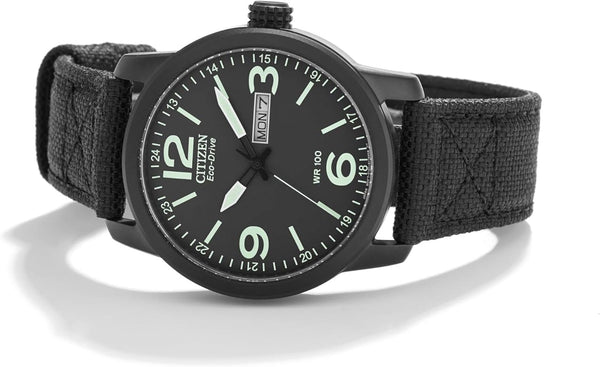 Citizen Eco-Drive Military Black - BM8475-34E Watches by Citizen | Downunder Pilot Shop