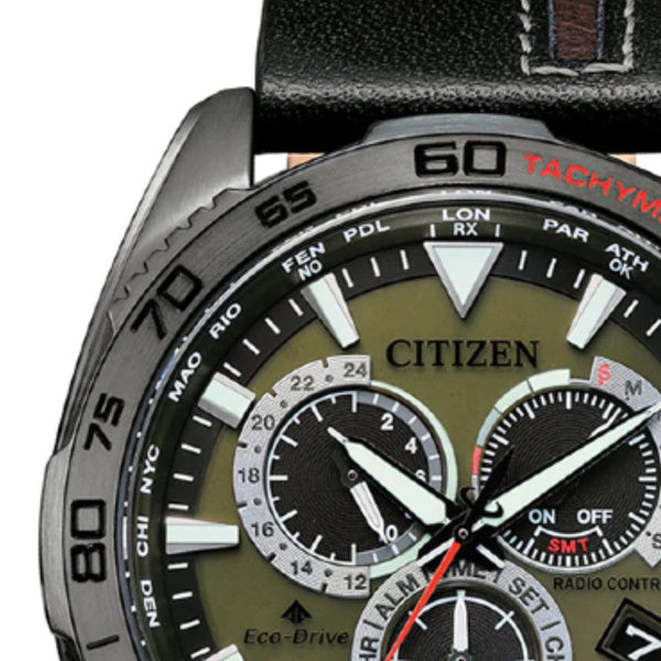 Citizen Promaster Land Radio Controlled Racing Green - CB5037-17X Watches by Citizen | Downunder Pilot Shop