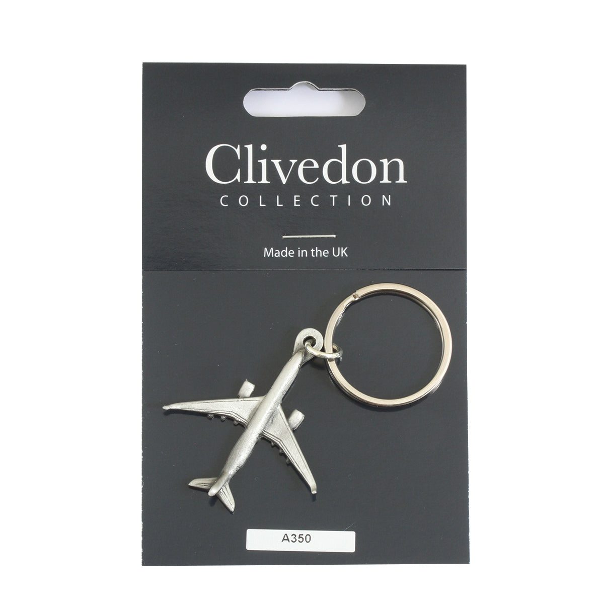 Clivedon A350 Keyring - Pewter | Pilot Shop
