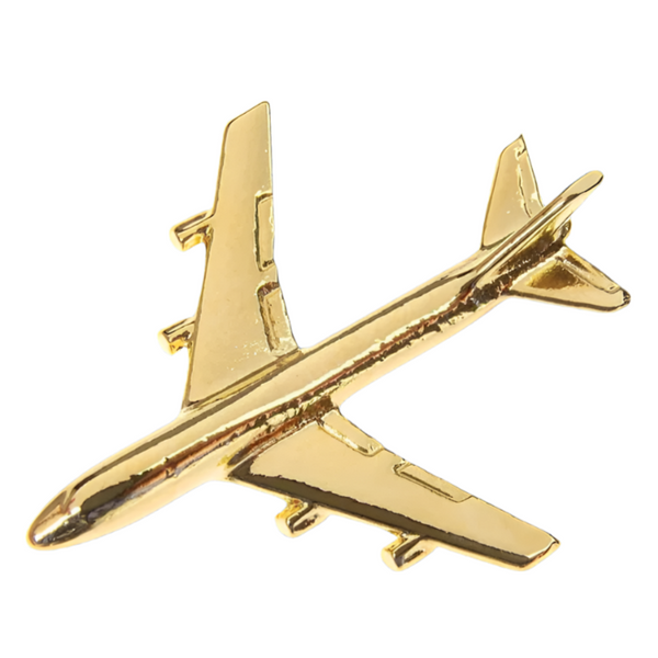 Clivedon Boeing 747-400 Pin Badge - Gold Badges and Pins by Clivedon | Downunder Pilot Shop