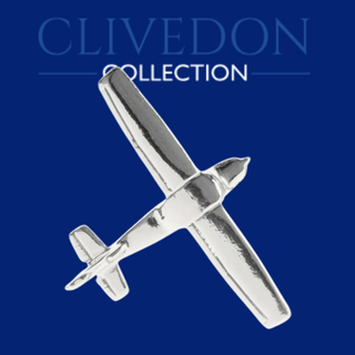Clivedon Cessna C150 Pin Badge - Silver Badges and Pins by Clivedon | Downunder Pilot Shop