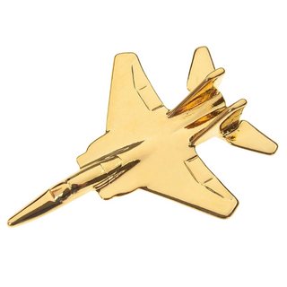 Clivedon F-15 Eagle Pin Badge - Gold Badges and Pins by Clivedon | Downunder Pilot Shop
