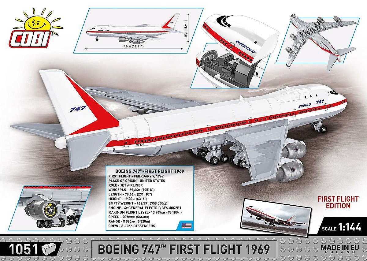 COBI 747 First Flight 1969