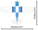 COBI Cessna Skyhawk 172 - White-Blue Building Blocks by COBI | Downunder Pilot Shop