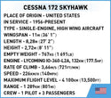 COBI Cessna Skyhawk 172 - White-Blue Building Blocks by COBI | Downunder Pilot Shop