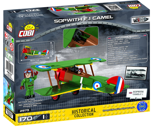 COBI Great War - Sopwith F.1 Camel Fighter Plane Building Blocks by COBI | Downunder Pilot Shop
