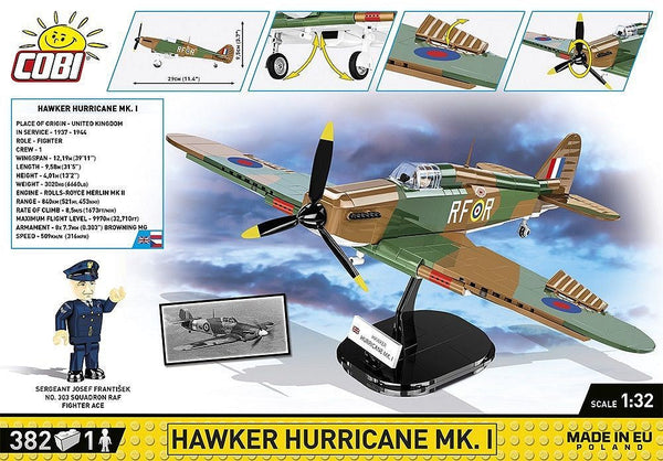 COBI Hawker Hurricane Mk.1 Building Blocks by COBI | Downunder Pilot Shop