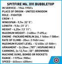 COBI Spitfire Mk. XVI Bubbletop Building Blocks by COBI | Downunder Pilot Shop