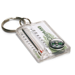 Coghlans Thermometer & Compass Key Ring Keychains by Coghlans | Downunder Pilot Shop