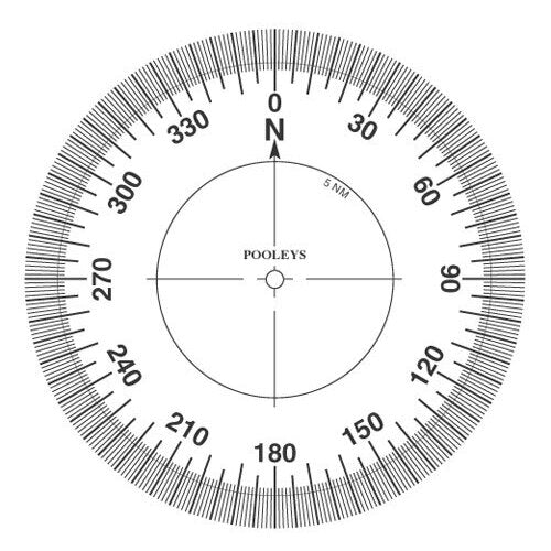 Compass Roses 10 Pack Chart Accessories by Pooleys | Downunder Pilot Shop