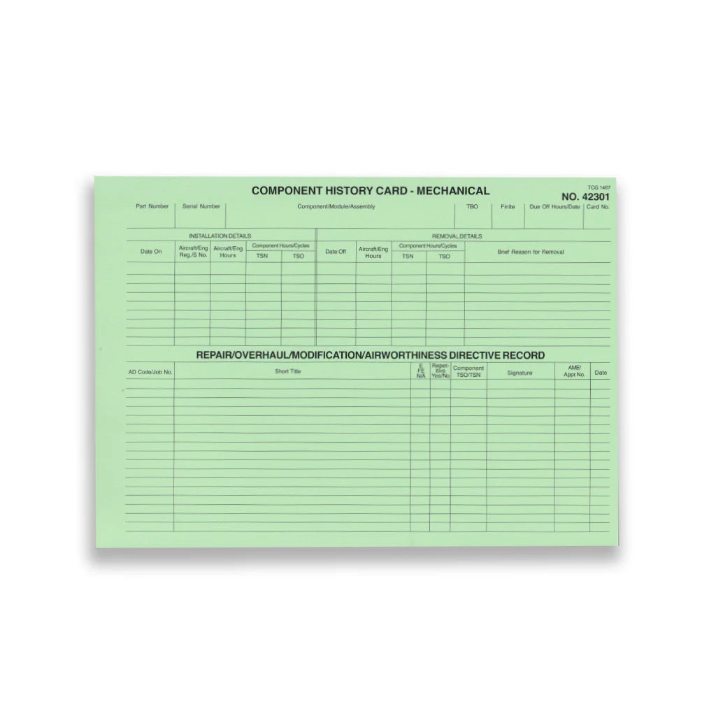 Component History-Mechanical CAA 1467
