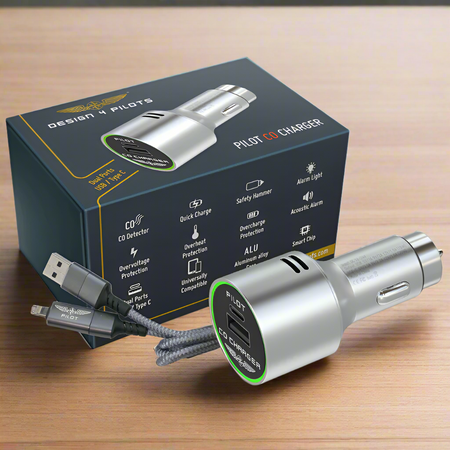 Design 4 Pilots CO Detector and Charger