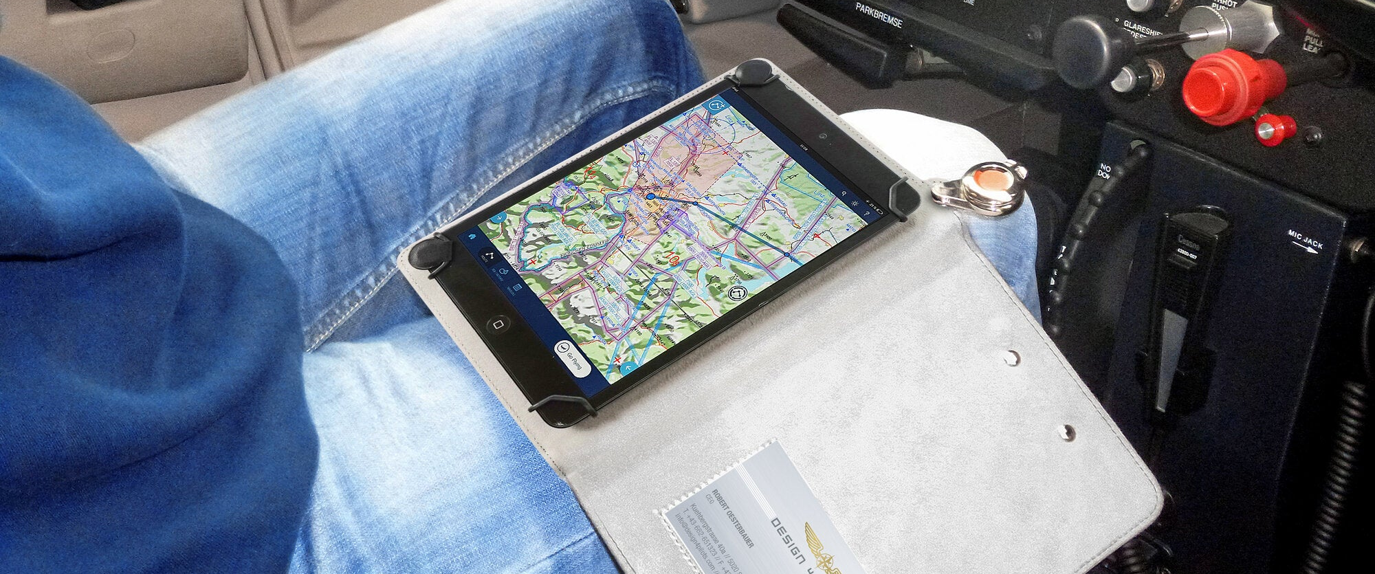 Design 4 Pilots i-Pilot Tablet Kneeboard - Mini