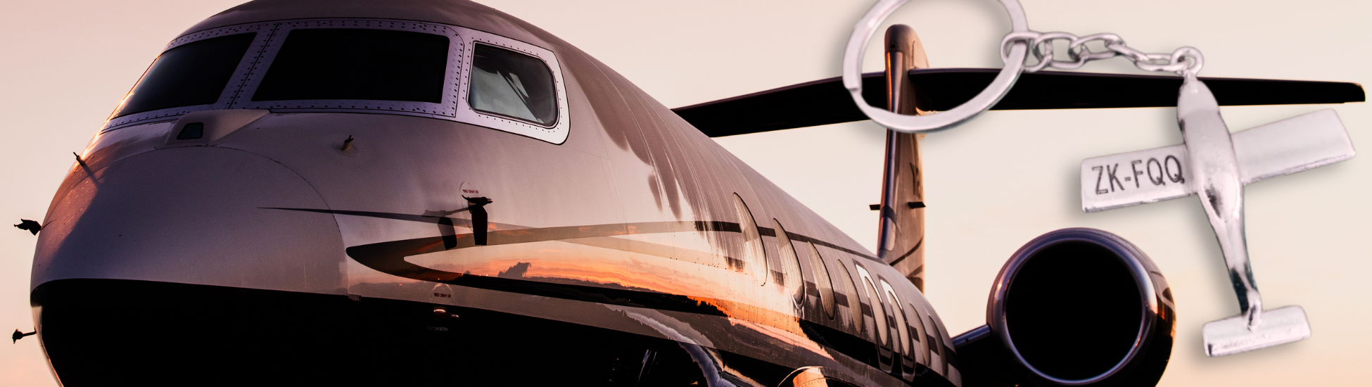 Aircraft Keychain Personalised With Your Registration