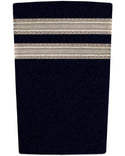 Epaulettes - Silver Bars on Navy 2 Bar Epaulettes by Downunder | Downunder Pilot Shop