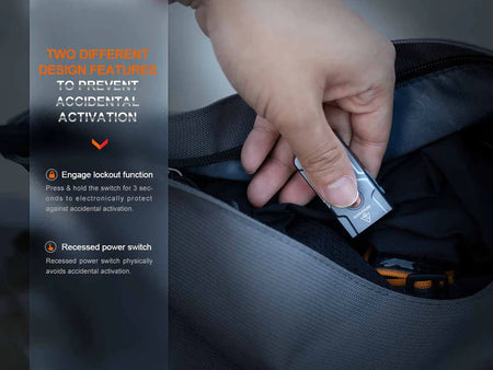 Fenix E03R V2.0 500 Lumen Rechargeable Keyring Light Torches by Fenix | Downunder Pilot Shop