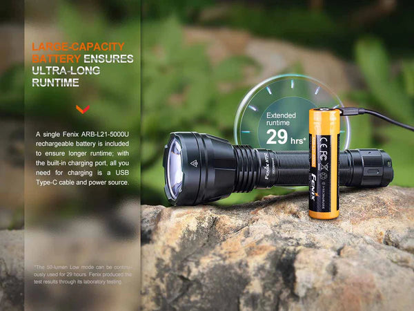 fenix aviation flashlight Fenix HT32 Rechargeable Torch With Red and Green LEDs