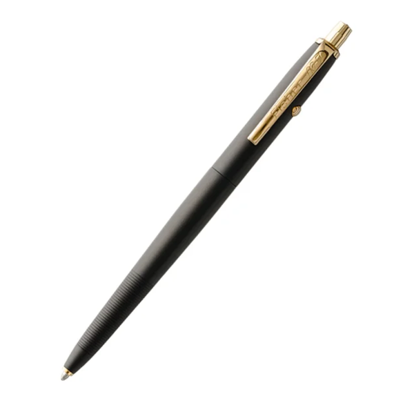Fisher Space Pen AG7H Graphite Black Cerakote, Solar Flare Gold Titanium Accents