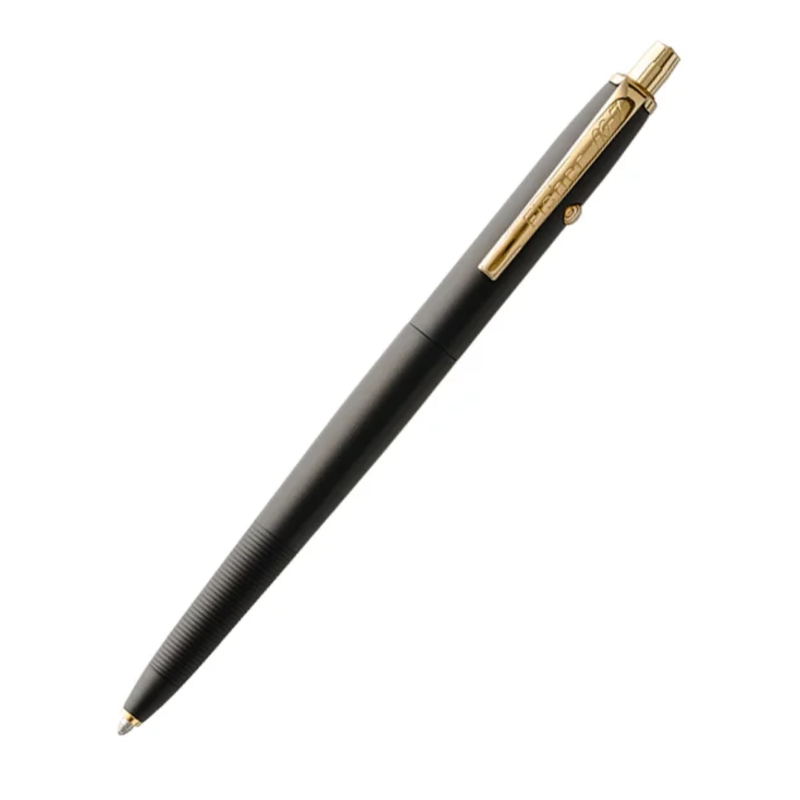 Fisher Space Pen AG7H Graphite Black Cerakote, Solar Flare Gold Titanium Accents