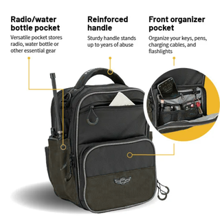 Bolsa para iPad con equipo de vuelo