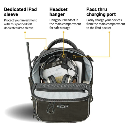 Flight Gear iPad Bag - Jet Black