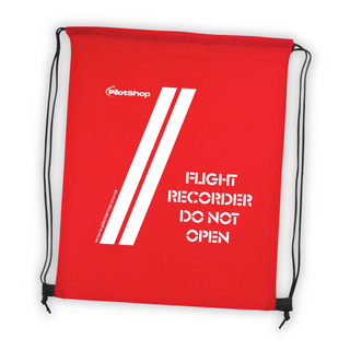 Flight Recorder Drawstring Backpack