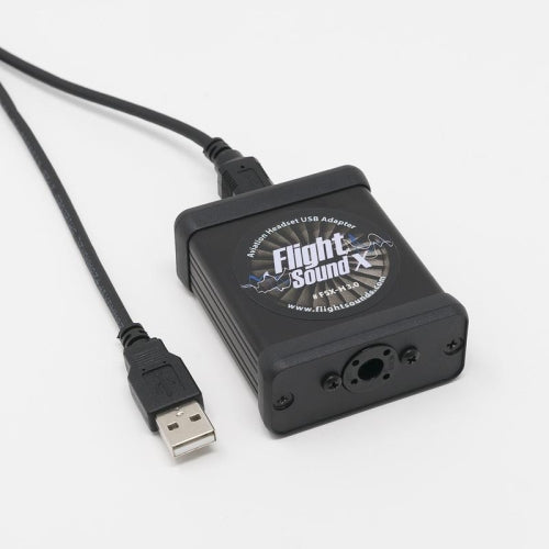 Flight Sound X Heli Headset to USB Adapter Flight Simulator Hardware by Flight Sound | Downunder Pilot Shop