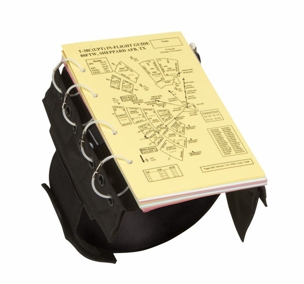 Flyboys KneeBoard with Eyelets & Clipboard - Black-FlyBoys-Downunder Pilot Shop