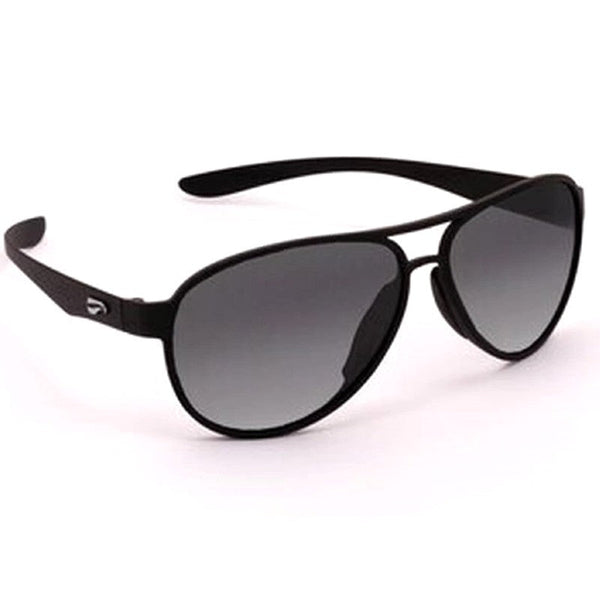 Flying Eyes Kestrel Aviator - With Options Black Frame/Gradient Gray Lens Sunglasses by Flying Eyes | Downunder Pilot Shop