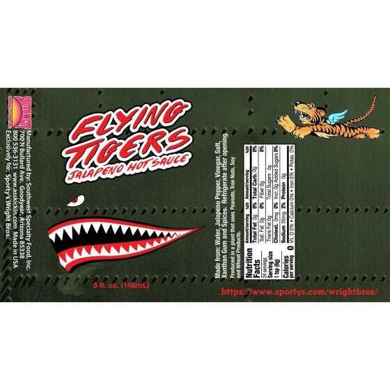 Flying Tigers - Habanero Hot Sauce by Sporty's | Downunder Pilot Shop