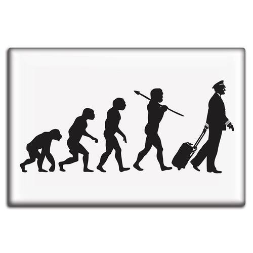 Fridge Magnet - Evolution of the Pilot Fridge Magnets by Luso Aviation | Downunder Pilot Shop