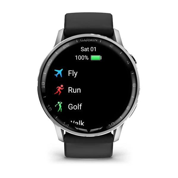 Garmin D2 Air X15 Aviator Smartwatch - Silver