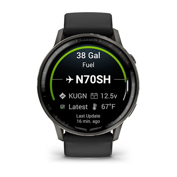 Garmin D2 Air X15 Aviator Smartwatch - Slate