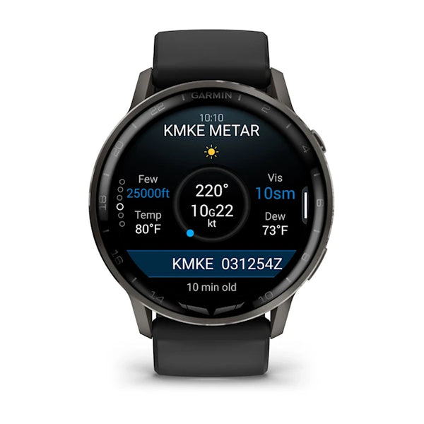 Garmin D2 Air X15 Aviator Smartwatch - Slate