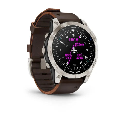 Garmin D2 Mach 1 Leather - Pilot Watch Watches by Garmin Aviation | Downunder Pilot Shop