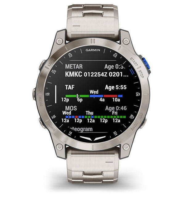 Garmin D2 Mach 1 Titanium - Pilot Watch Watches by Garmin Aviation | Downunder Pilot Shop