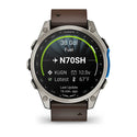 Garmin D2 Mach 2 – 47mm Aviator Smartwatch - Titanium with Leather Band