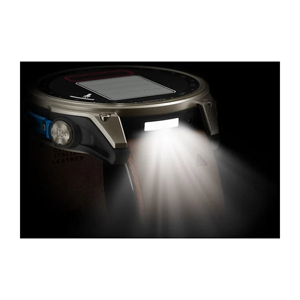 Garmin D2 Mach 2 – 47mm Aviator Smartwatch - Titanium with Leather Band