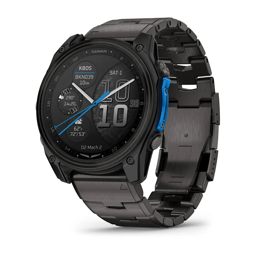 Garmin D2 Mach 2 – 51mm Aviator Smartwatch - Carbon Gray DLC Titanium