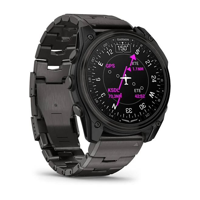 Garmin D2 Mach 2 – 51mm Aviator Smartwatch - Carbon Gray DLC Titanium